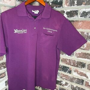 Vintage Hoosiers Racing Tire Nor-Cal Motorsports Official Polo Short Sleeve Tee